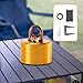 Menolana Camping Burner Portable Windproof Lightweight Compact Camp Furnace Small for Hiking Picnic Water Boiling BBQ Outdoor, Gold