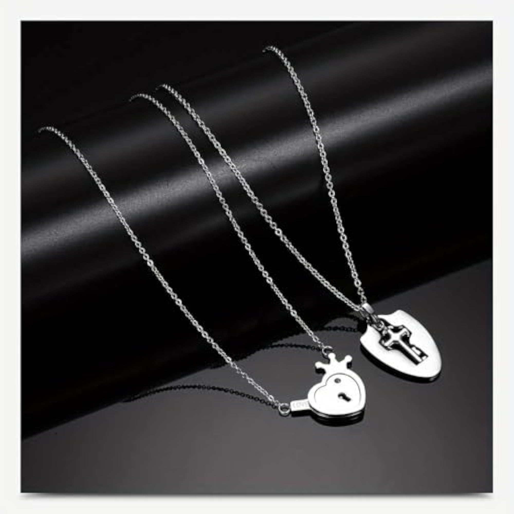 Lock And Key Pendant Necklace Set, Key For Necklace