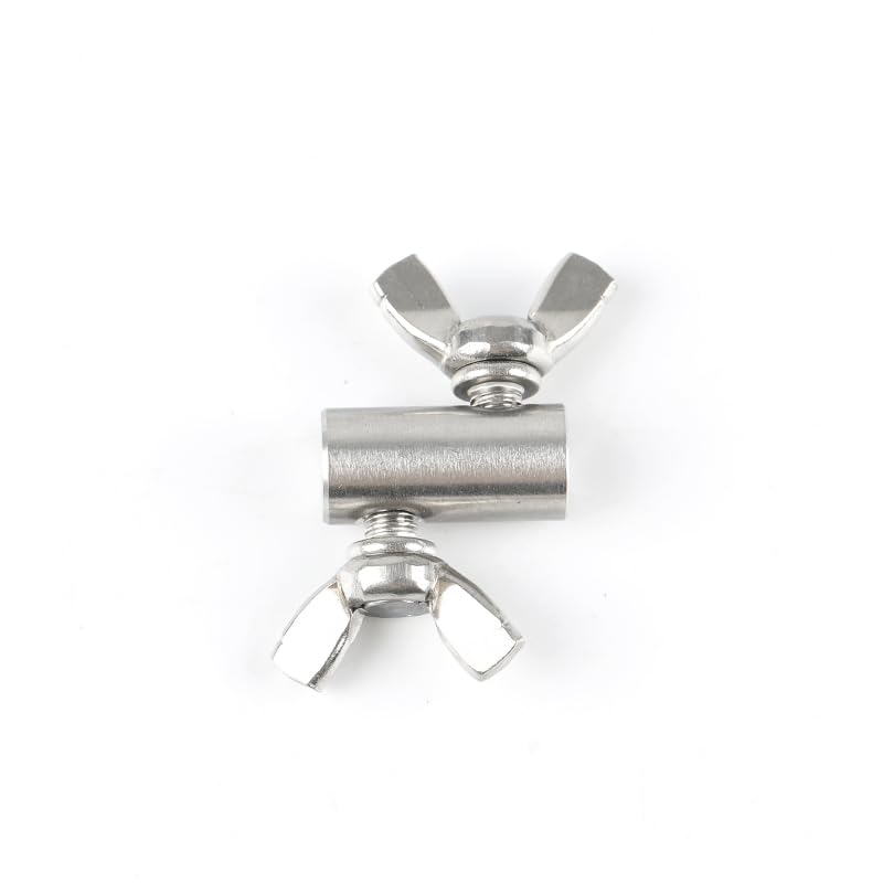 Abrazaderas De Cuerda De Cable 10 Uds. De Cuerda Acero Inoxidable 304, Cierres Manuales, Hebilla Mariposa For Clip Alambre Doble 1,5/2/3/4/5/6/8mm(For 12mm wire)