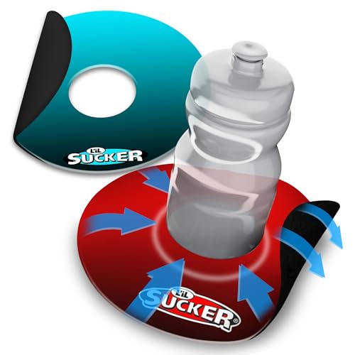 Lil Sucker Fade Suction Rings | Suction Cup Holder Anti-Spill Can Drink Support for Boats, Trucks, ATVs | Secure Your Drinks and Prevent Spills with Our Non Slip Coaster Red Fade Pack of 2