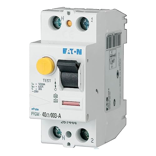 Eaton 267444 interrupteur différentiel blanc manette noire PFGM-40/2/003