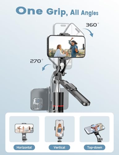 image for kzomKzoo 67’’ Selfie Stick Tripod with Light, Basic Phone Stand fo