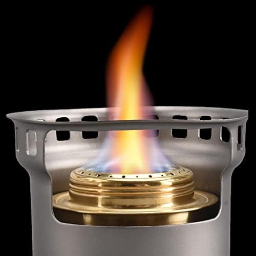 kowaku Spirit Burner with Bag Lightweight for Travel Camping Backpacking, Gray — view 4