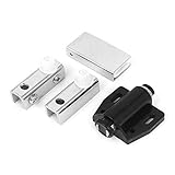 Klammergröße (ohne (langlebig im Gebrauch) Schraube): 40 x (neueste Technik) 21 x High-End-Produkt 10 mm / 1,6' x 0,8 'x 0,4' (L * B * T); Glasdicke anpassen: (max.) 5 mm / 0,2 '; Magnetische Verriegelung der Tür Größe: 47 x 38 x 19 mm / 1,9 'x 1,5' x 0,75 '(L * B * H)