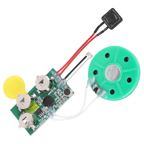 Cartão de Gravação, Cartão de Aniversário Gravável Módulo de Chip de Som de Voz Gravável de 60 Segun