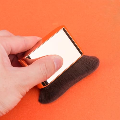 Pravoluxmax Pincel profissional de maquiagem corporal – Pincel de base Kabuki para bronzeadores e au