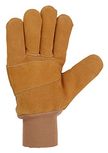 Carhartt Mens Wb Suede Leather Waterproof Breathable Work Cold Weather Gloves, Brown, Large Us #TOP24