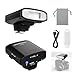 NEEWER BASICS 5600K Mini Camera Flash Speedlite GN12, 2000mAh/500 Flash/Ricicla 0,1-1,8s, Luce Compatibile con Canon Fujifilm Sony Nikon Fotocamera DSLR Standard con Hot Shoe per Foto Studio, Z120 SE immagine