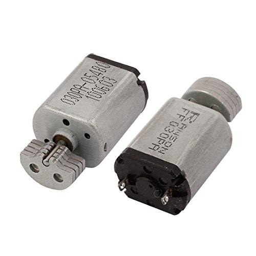 Aexit 2pcs Accessoires télescopes 3.7V DC 63000tr/min moteur DC Micro couple élevé pour jouets Controleurs motorisés électriques RC