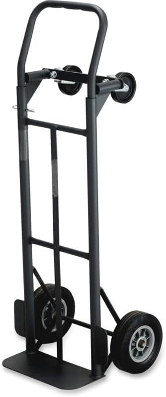 Pemberly Row Convertible Heavy-Duty Platform Hand Truck - Black