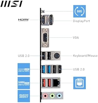 MSI PRO B650M-P Motherboard, Micro-ATX - Supports AMD Ryzen 7000 Series Proce...