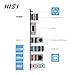 MSI PRO B650M-P V1 Motherboard, Micro-ATX - Supports AMD Ryzen 9000/8000 / 7000 Series Processors, AM5 - DDR5 Memory Boost 6000+MHz/OC, 1 x PCIe 4.0 x16, 2 x M.2 Gen4, 2.5G LAN