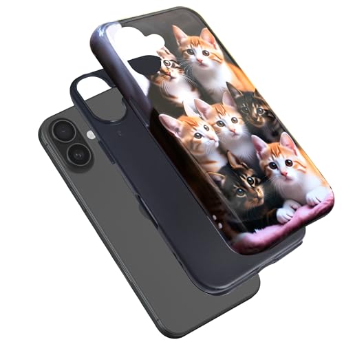 Cadeau coque feilinerheyi1 chats mignons protection double couche - 2