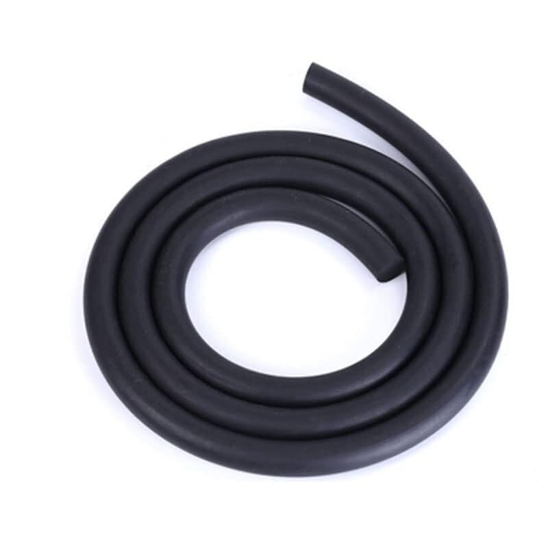 Generico 1 pz 5 mm di diametro del filo Linea di colore nero Filettatura sigillata Striscia rotonda in gomma solida Resistenza alle alte temperature Superficie liscia - (Lunghezza: 500 mm)(2000mm)