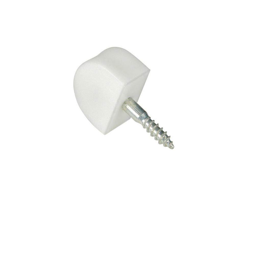 Wolfpack 25010030 Shelf Bracket Small Screw White (Box of 100)