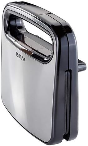 Judge JEA77 Non-Stick Toasted Sandwich Maker for 2 Toasties with Easy Clean Seal & Cut Plates, Cool Touch Handle, 750W, Satin Stainless Steel Finish - 2 Year Guarantee