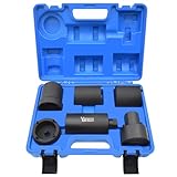Yuesstloo Spindle Nut Socket Tool Kit, 6 Pcs Axle Hug Lock Nut Socket Remover...