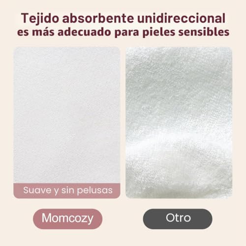Miniatura 3 de Momcozy Almohadillas Reutilizables Para El Pecho, 6 Unidades, Almohadillas De Lactancia Ultra Finas Y Lavables, Vienen Con Bolsa De Separación Seca Y Húmeda Bolsa De Lavado