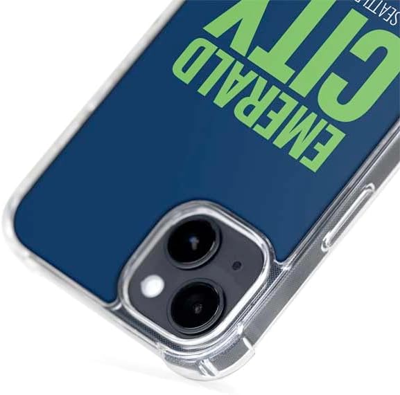 Skinit Phone Case Compatible with MagSafe iPhone 15 - Officially Licensed NFL Seattle Seahawks Team Motto Design