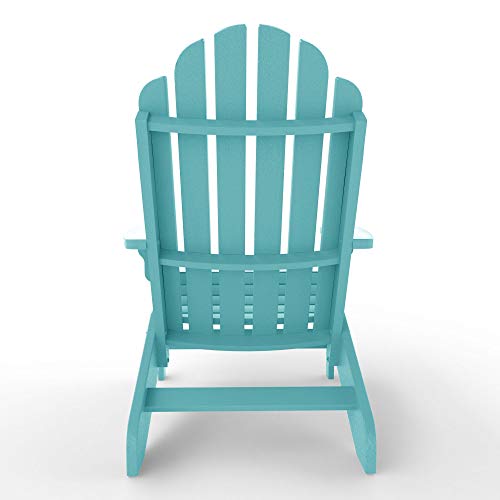 Original Pawleys Island Turquoise Durawood Essentials Adirondack Chair, Eco-Friendly Durawood, Stainless Steel Hardware, Fit N Finish, Handcrafted In The Carolinas #TOP3