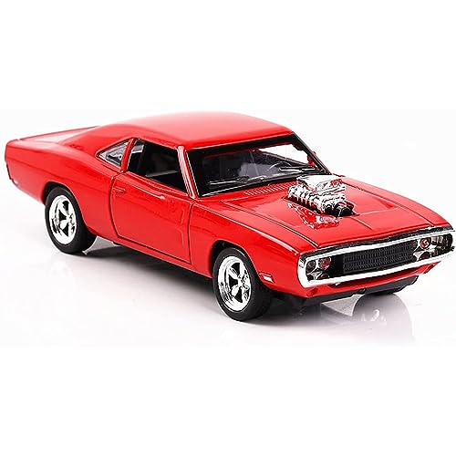 Image of DEUSON ECOM 1:32 Scale Dodge Charger Toy Car for Kids Fast and Furious Diecast Metal Car with Light Sound Pull Back Openable Door