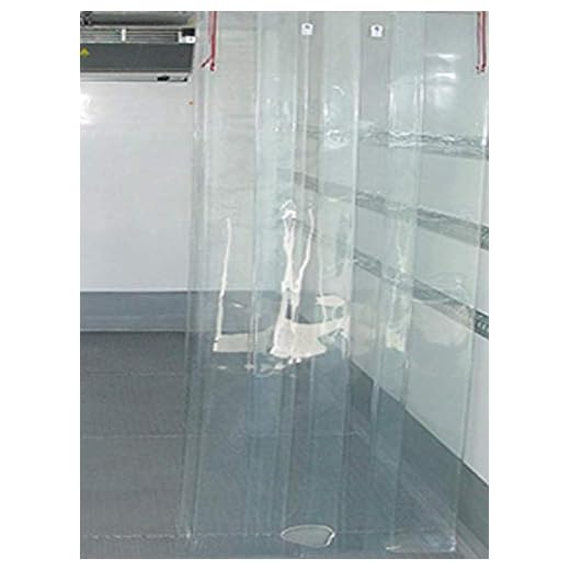 Yellow Weaves Plastic Solid AC Curtain, 4.5 X 8 Feet or 54 X 96 Inches, Transparent, 1 Piece