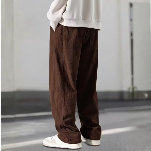 Image of Amazon Brand - INKAST Men Men's Corduroy Casual Trousers Pants
