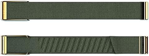 WHOOP Ultra-Soft SuperKnit Luxe Accessory Wristband 4.0 for Ultimate Comfort, Style and All-Day Wear, Compatible 4.0 Wearable Health, Fitness & Activity Tracker, Ivy & Gold