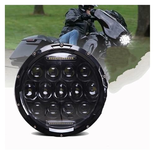 Phare de moto 7 pouces LED feux ronds 140W DRL pour Road Star 1998-2013
