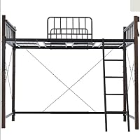 Amazon｜ロフトベッド パイプベッド シングル 耐荷重150kg 高さ140cm