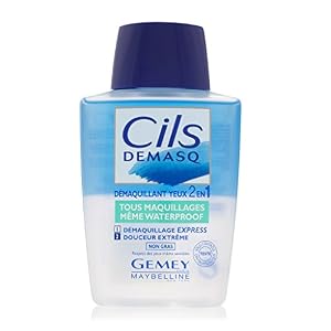Maybelline New York – Démaquillant Bi-Phase Yeux – Tous Maquillages même Waterproof – Cils Demasq – 125 ml