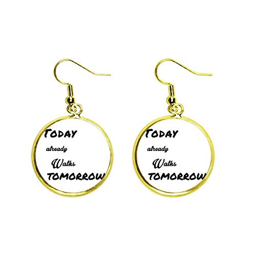 Pendientes de gota dorados para mujer el regalo perfecto de cumpleaños