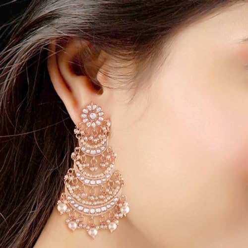 Image of Peora Traditional Indian Earrings Set Jewellery Gift for Women Girls