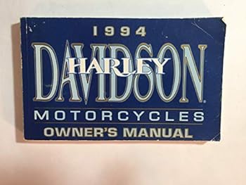 Paperback Harley Davidson Motorcycle Owner's Manual 1994 Book