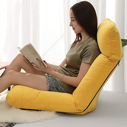 Chaise de sol réglable et lavable pour lecture et méditation