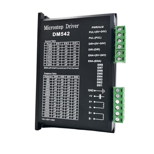 Contrôleur DM542 pour moteur pas à pas Nema 23 et 17, driver 2 phases 18-48 VDC