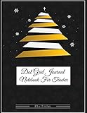 Dot Grid Journal Notebook For Teacher: Dotted Grid Notebook, Give as a Gift on Thanksgiving Day, Square Dots Gray, Cover Christmas Day size 8.5 x 11 Inches 125 Page