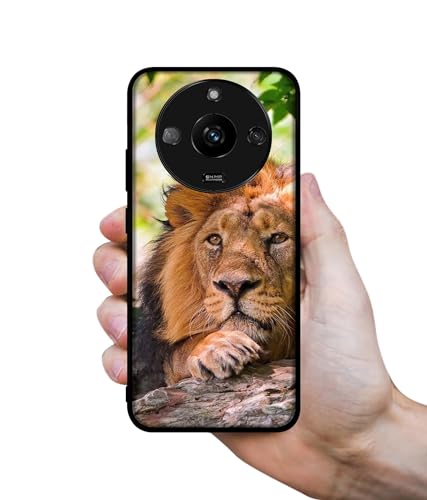 Image of Tiger Pattern Print Design Premium 2D Printed Metal Back Case Cover for Realme Narzo 60 5G