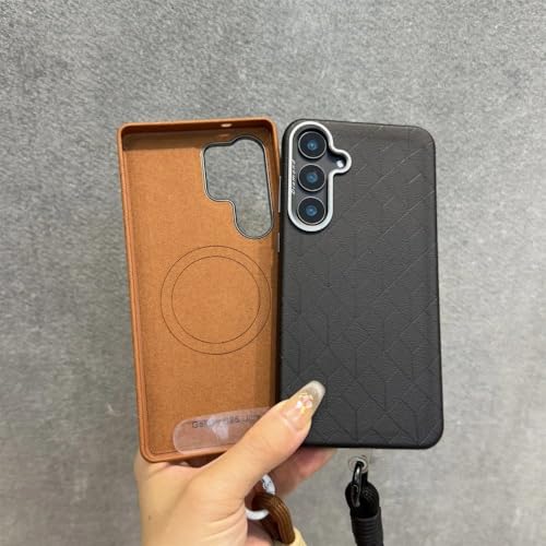 Étui en cuir pour Galaxy S24, S23 Ultra et S25 antichoc avec cordon de sécurité - 7