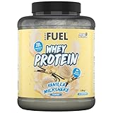 Bodyfuel Whey Protein Powder - 20g Protein for Muscle Recovery & Weight Management - Low-Calorie, Keto-Friendly - (1.8kg - 53 Servings) (Vanilla Milkshake)