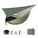 Portable Mosquito Net Nylon Camping Hammock with Waterproof Rain Fly Canopy Tarp for Outdoor Hanging Bed Sleeping for Terrace, Outdoor(Color 1)
