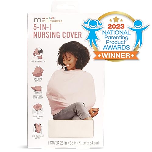 Munchkin® Milkmakers® 5-in-1 Nursing Cover, Pale Peach - Thumbnail 7