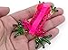 Aquarium MINIATURE HAND BLOWN Art GLASS New Frog, Pink FIGURINE Collection