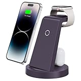 3 in 1 Charging Station for iPhone - Wireless Charger for Apple Products Multiple Devices - Charging Dock Stand for AirPods (for iPhone 15 14 13 pro 12 11 X Max)