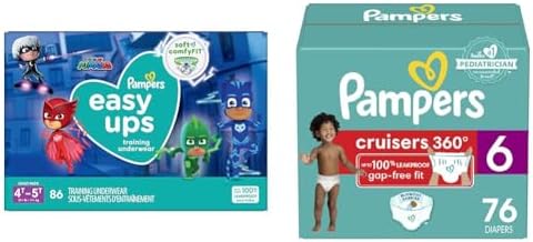 Pampers Potty Training Underwear for Toddlers & Size 6, 76 Count ...