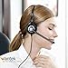 Wantek Telephone Headset Corded RJ9 Headphone with Mic & Noise Cancelling Phone Headsets Compatible with Plantronics Polycom VVX310 410 Yealink S12 Avaya 1408 1416, Landline Phone Headset