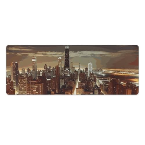 Tapis de souris LED Chicago pour embellir votre bureau à la maison