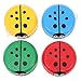 TOYANDONA 4pcs adorables Enfants yo-yo Playing créatif Sept étoiles Coccinelle en Bois yo-yo Jouets