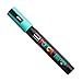Produktbild Posca PC-5M Marker von Uni-Ball, in 35 Farben erhältlich blaugrün