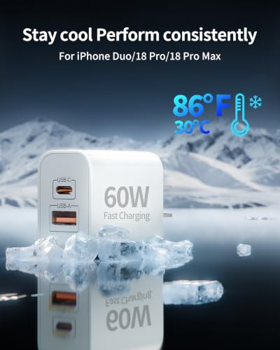 3-Pack X-EDITION 60W (40W USB-C + 20W USB) GaN iPhone USB-C Charger w/ Cables - image 7